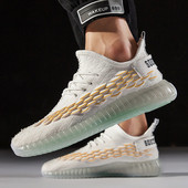 Αθλητικά πάνινα ανδρικά ανοιξιάτικα παπούτσια  με ίσες σόλα και κορδόνια