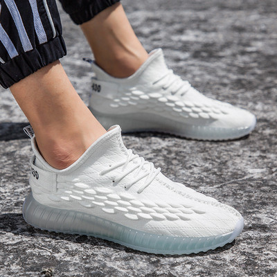 Αθλητικά πάνινα ανδρικά ανοιξιάτικα παπούτσια  με ίσες σόλα και κορδόνια