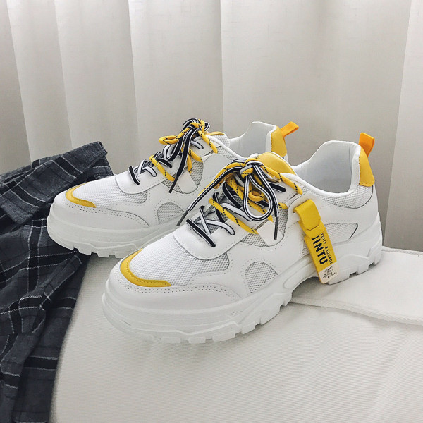 Vīriešu pavasara ikdienas kedas ar mežģīnēm un raupju zoli