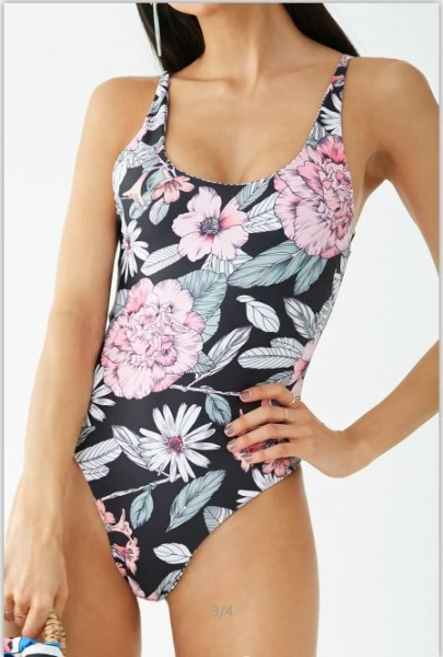 Γυναικείο ολόσωμο μαγιό σε μαύρο χρώμα