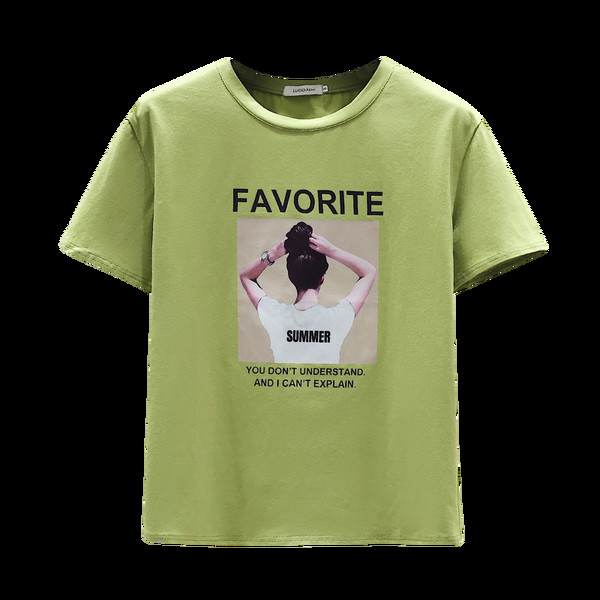 Καθημερινή γυναικεία μπλούζα με πολύχρωμη εφαρμογή και στρογγυλό λαιμόκοψη