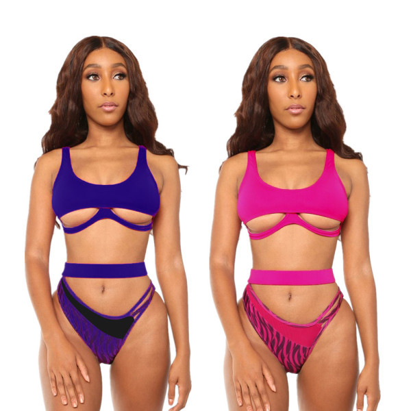 Jauns peldkostīmu modelis ar krūšu augšdaļu un izgriezumiem