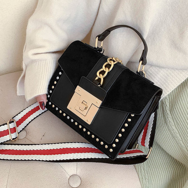 Stílusos női táska hosszú és rövid füllel - fém rögzítéssel