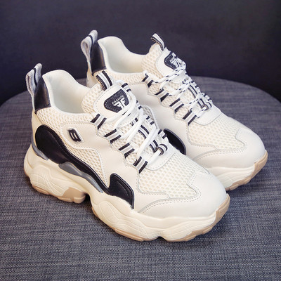 Γυναικεία αθλητικά παπούτσια με σκληρή και ψηλή σόλα κατάλληλα για  το καλοκαίρι