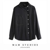 Νέο μοντέλο γυναικείο πουκάμισο με ασύμμετρη στερέωση