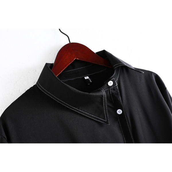 Νέο μοντέλο γυναικείο πουκάμισο με ασύμμετρη στερέωση