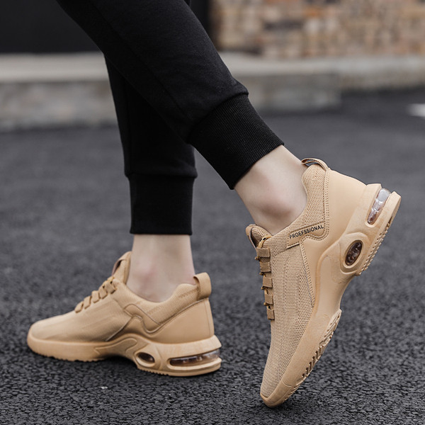 Pavasara vīriešu kedas ar uzrakstu un gaisa kamerām