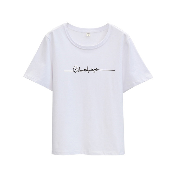 Laisva moteriška palaidinė trumpomis rankovėmis ir siuvinėjimu – platus modelis