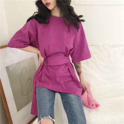 Stiilne naiste pluus 3/4 varrukate ja vöörihmaga