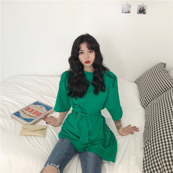 Stiilne naiste pluus 3/4 varrukate ja vöörihmaga