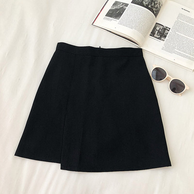 Ikdienas sieviešu svārki ar augstu vidukli un A līniju