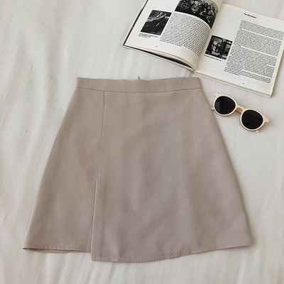 Ikdienas sieviešu svārki ar augstu vidukli un A līniju