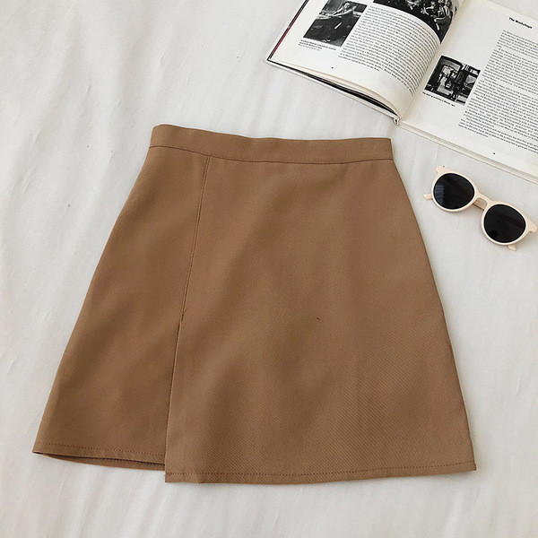 Ikdienas sieviešu svārki ar augstu vidukli un A līniju