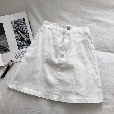 Lezser női tavaszi szoknya magas derékkal