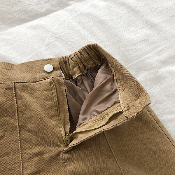 Lezser női tavaszi szoknya magas derékkal