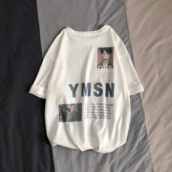 Alkalmi férfi széles póló rátéttel