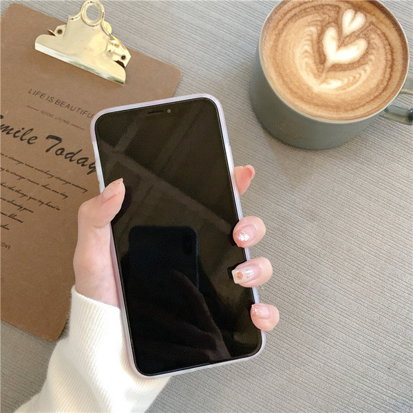 Silikona maciņš priekš iPhone XS ar ģeometriskām formām un spīdīgu efektu