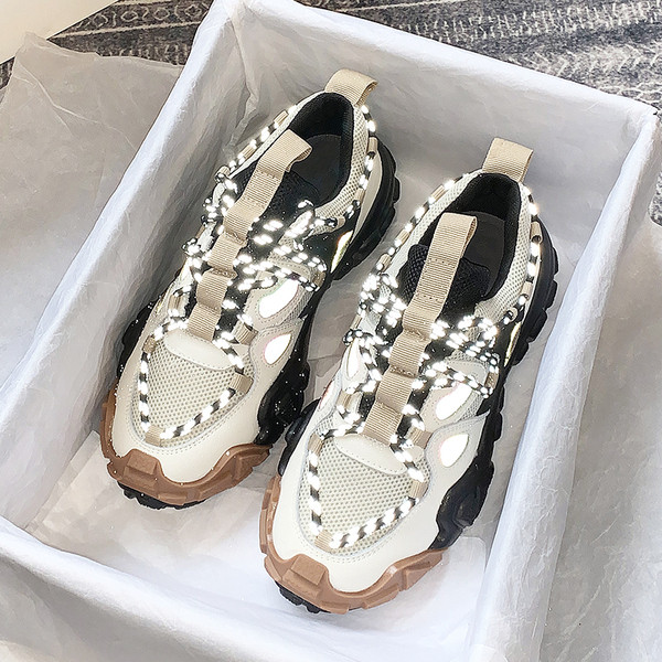 Sieviešu ikdienas rudens kedas ar augstu raupju zoli