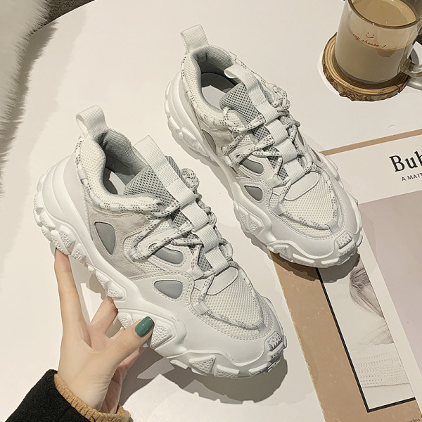 Sieviešu ikdienas rudens kedas ar augstu raupju zoli