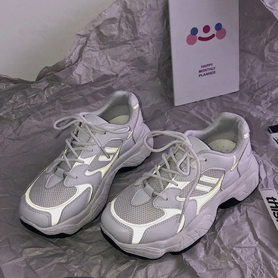 Αθλητικά casual γυναικεία παπούτσια με σκληρή σόλα