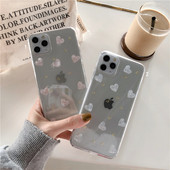 Südametega silikoonümbris iPhone 11 Pro Maxile