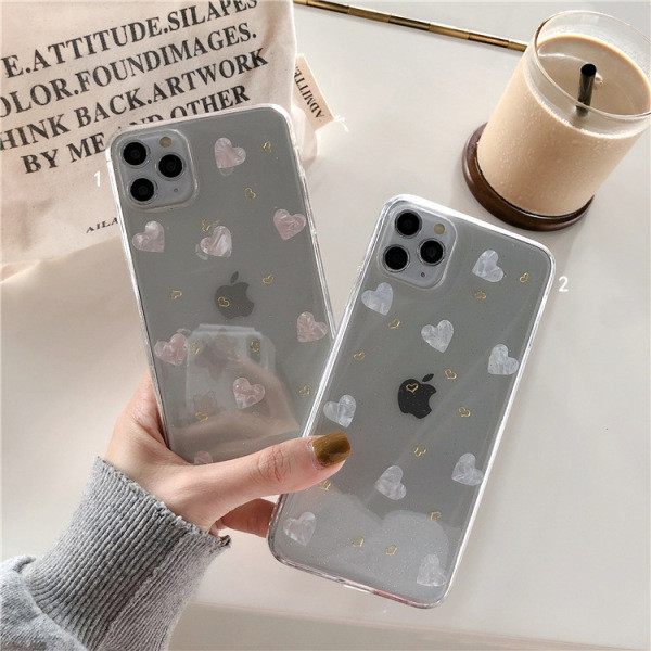 Südametega silikoonümbris iPhone 11 Pro Maxile