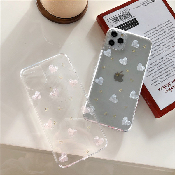 Südametega silikoonümbris iPhone 11 Pro Maxile