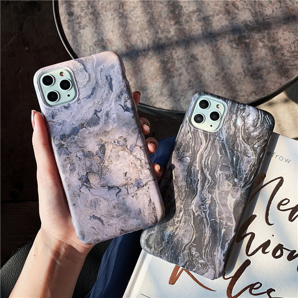 Korpuss ar marmora efektu iPhone 11 Pro Max - divi modeļi