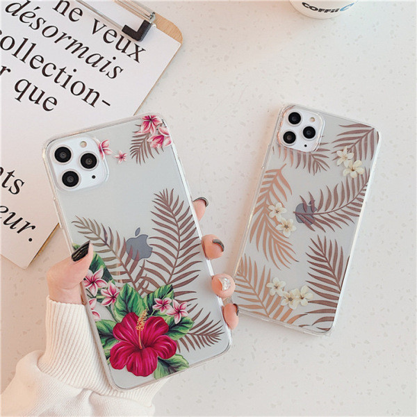 Virágmintás tok iPhone 11 Pro Max készülékhez - két modell