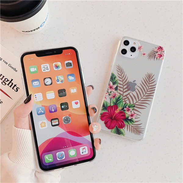 Virágmintás tok iPhone 11 Pro Max készülékhez - két modell