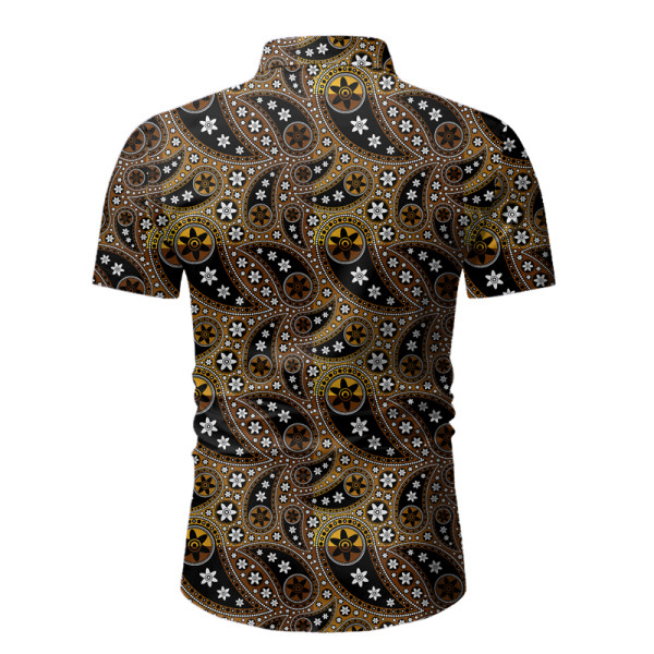 Moderns vīriešu krekls ar īsām piedurknēm un klasisku apkakli