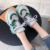 Új modell alkalmi női tornacipők durva talppal