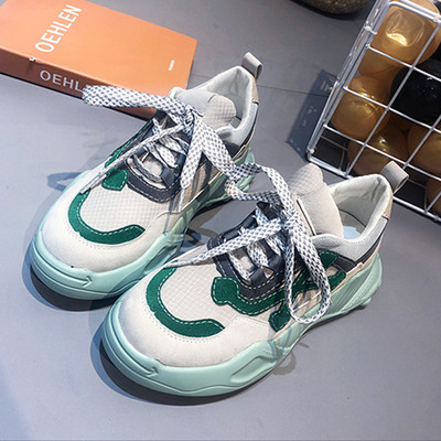 Új modell alkalmi női tornacipők durva talppal