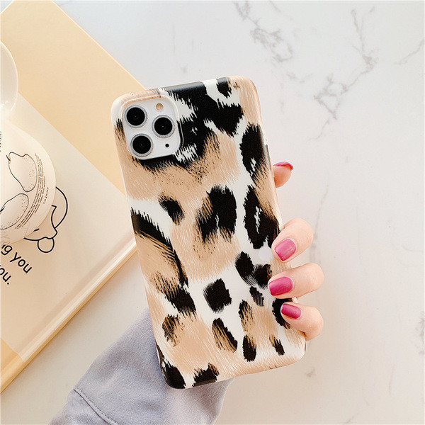 Θηκή για IPhone 11 Pro Max υπόθεση με τύπωμα Leopard
