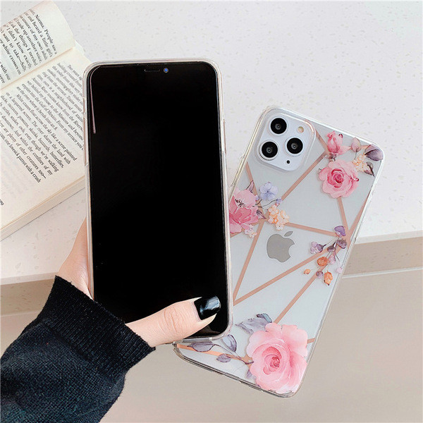 Korpuss iPhone 11 Pro Max ar ziediem - divi modeļi