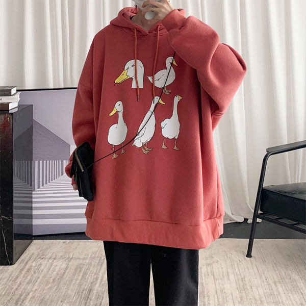 Casual ανδρικό φούτερ με κουκούλα και τσέπες