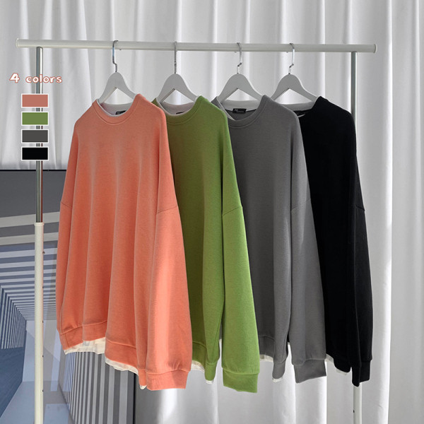 Ανδρικό πουλόβερ πλεκτό - φαρδύ μοντέλο