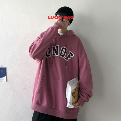 Ανδρικό καθημερινο φούτερ με γράμματα και τσέπες