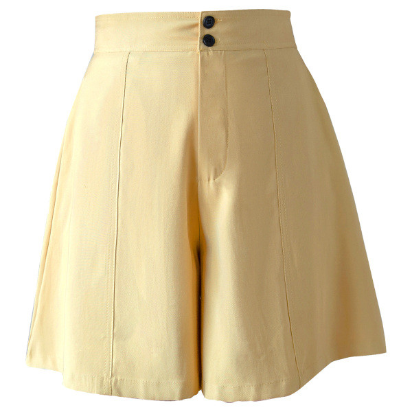 Naiste kõrge vöökohaga lühikesed püksid – lai mudel