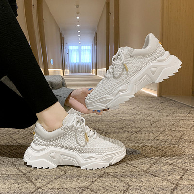 Καθημερινά γυναικεία αθλητικά παπούτσια με ψηλή πλατφόρμα