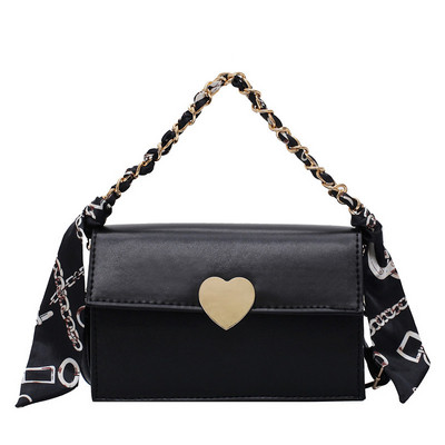 Καθημερινή γυναικεία τσάντα έκο δερμάτινη μεμακριά λαβή και μεταλλική στερέωση