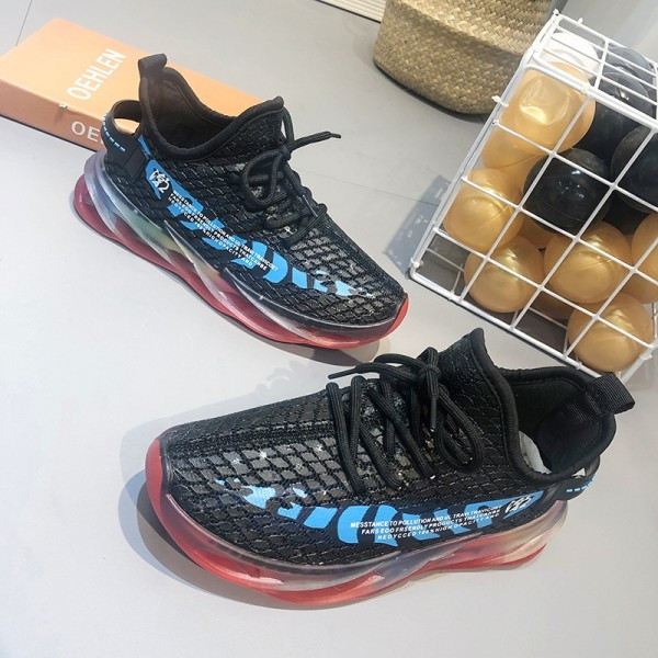 Καθημερινά γυναικεία αθλητικά πάνινα παπούτσια με κορδόνια με χρωματιστή σόλα