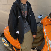 Ανδρικό φούτερ με φερμουάρ και με κουκούλα