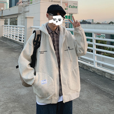 Ανδρικό φούτερ με φερμουάρ και με κουκούλα