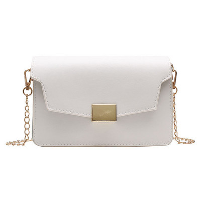 Γυναικεία καθημερινή τσάντα με μεταλλική αλυσίδα