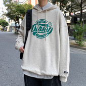 Σπορ-casual φούτερ με κουκούλα