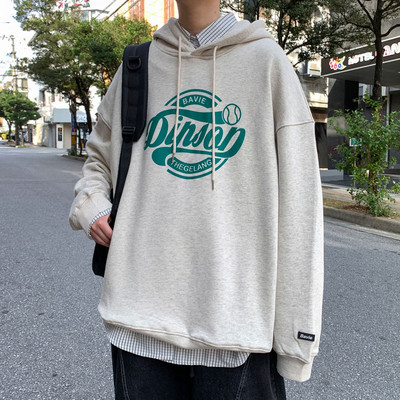 Σπορ-casual φούτερ με κουκούλα