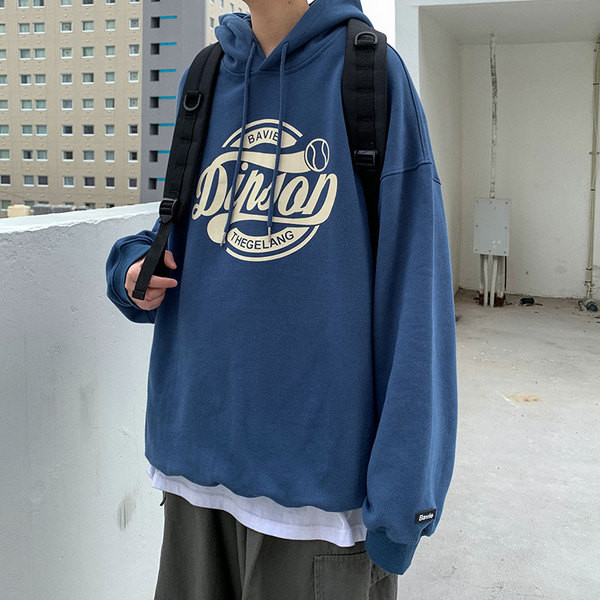 Σπορ-casual φούτερ με κουκούλα