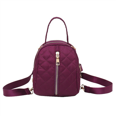 Γυναικείο casual μικρό σακίδιο με φερμουάρ σε τρία χρώματα