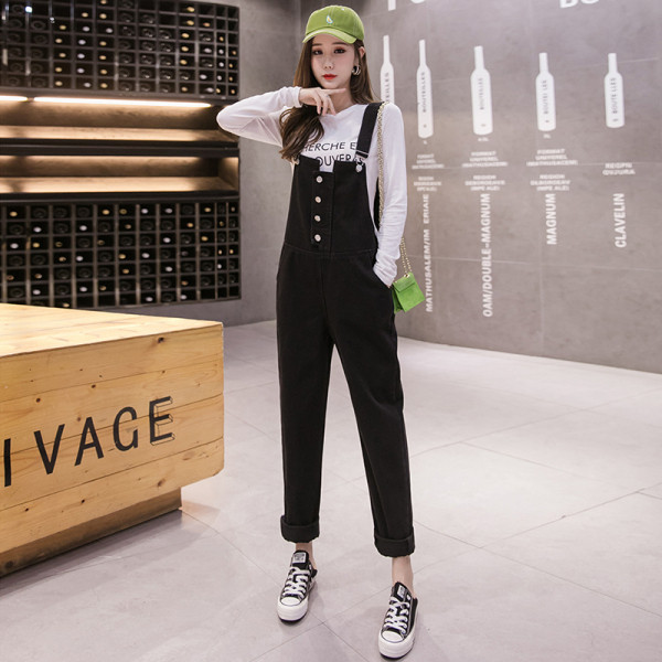 Salopeta casual dama cu nasturi si buzunare